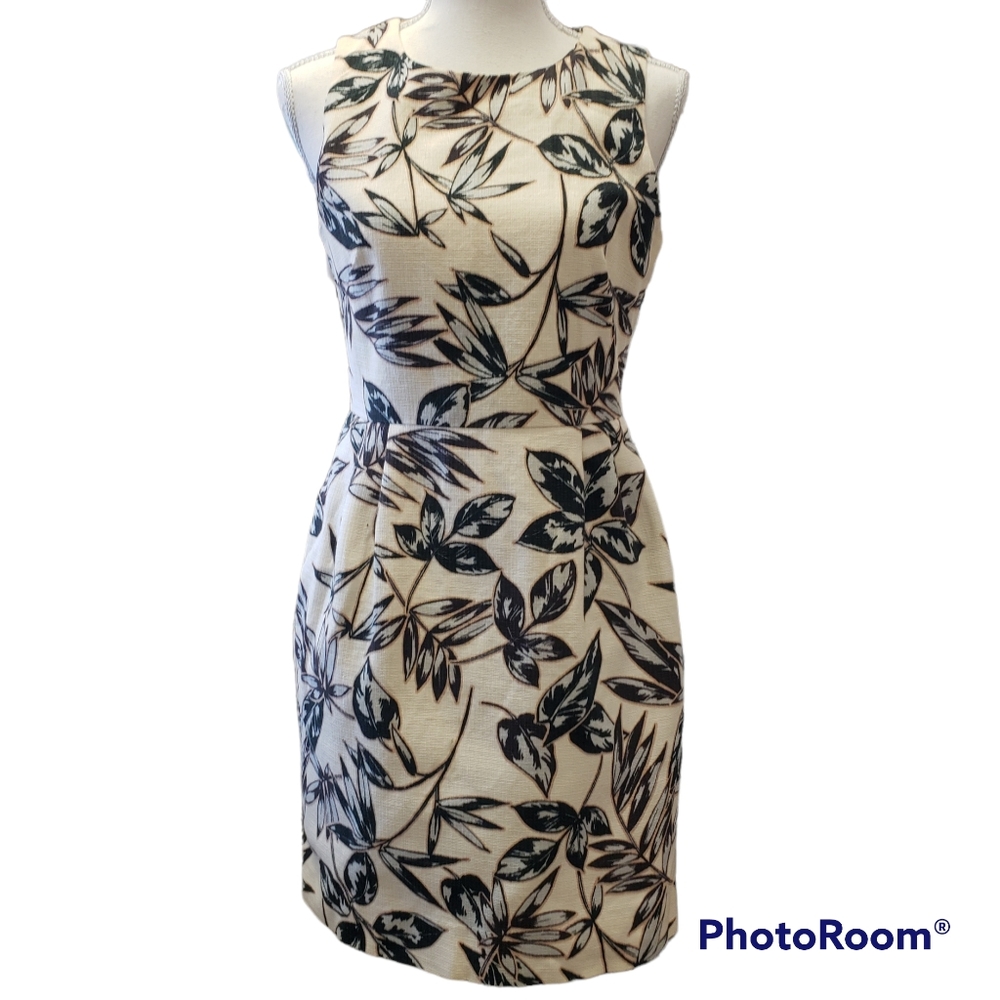 J.Crew Cotton Tropical Floral Sleeveless Dress Size 2